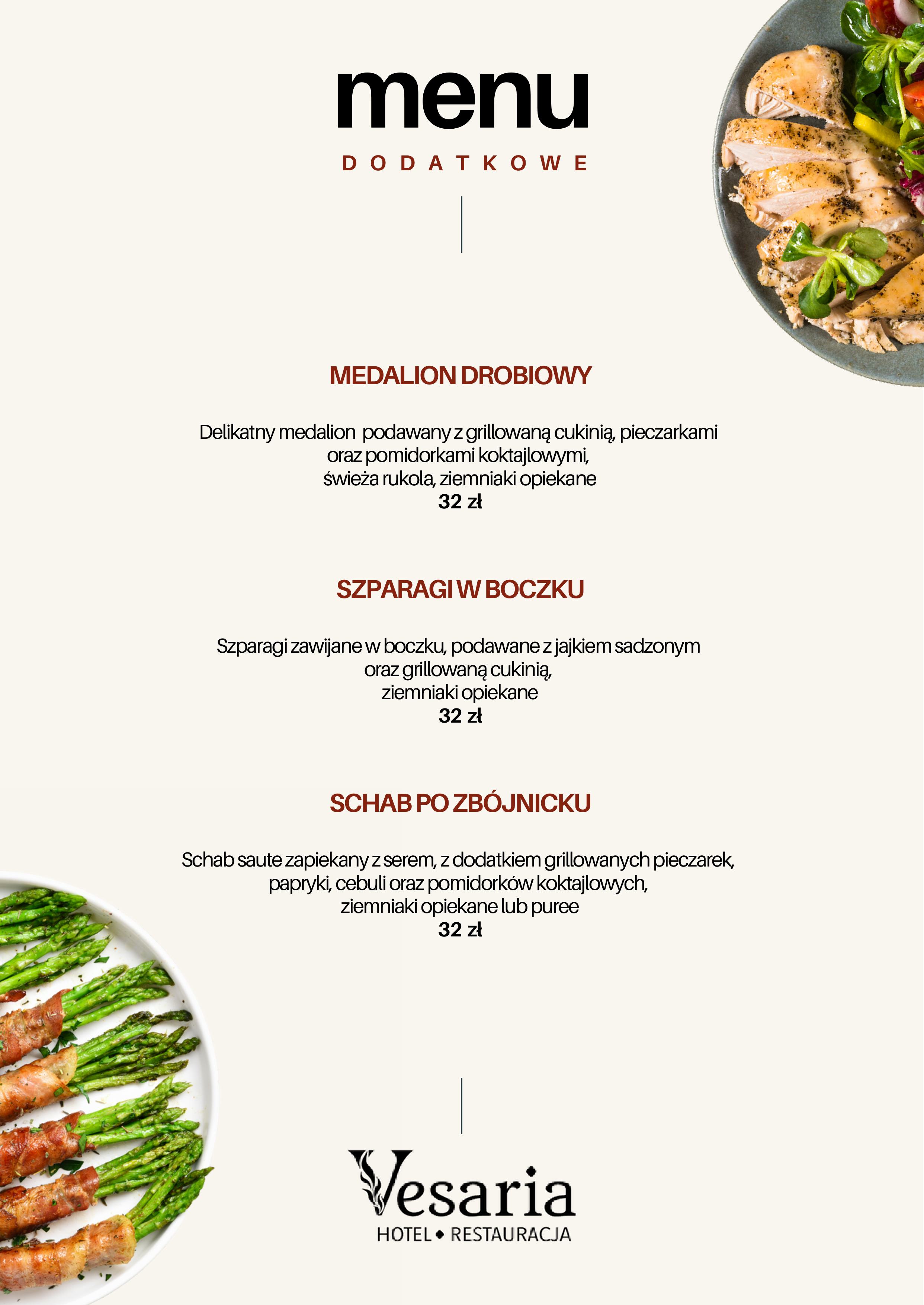 Menu Sezonowe